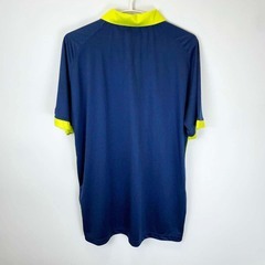 ドニック ゲームシャツ 半袖 JTTA 卓球 XXL イエロー ネイビー DONICの画像