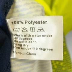 ドニック ゲームシャツ 半袖 JTTA 卓球 XXL イエロー ネイビー DONICの画像