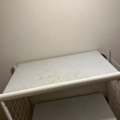 ランドリーラック　洗濯機　ラック　収納　伸縮　縦型　棚　二段　２段　ランドリーの画像