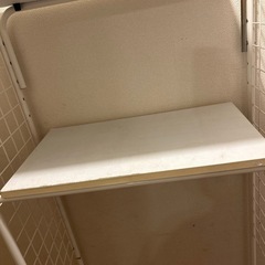 ランドリーラック　洗濯機　ラック　収納　伸縮　縦型　棚　二段　２段　ランドリーの画像