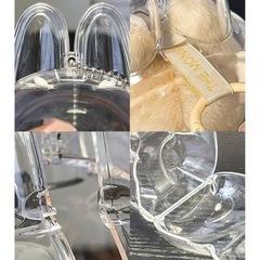 LABUBUクリアケースぬいぐるみの画像