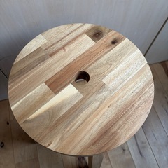 IKEA イケア　 SKOGSTA スコグスタ　 丸椅子 スツール　 高さ45cm 管理まるに②の画像