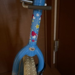 一輪車　18センチ　ブルーの画像