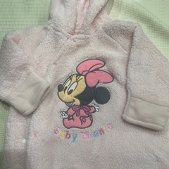 もこもこ　アウター　Baby Disney ミニー　50㎝ - 80㎝の画像