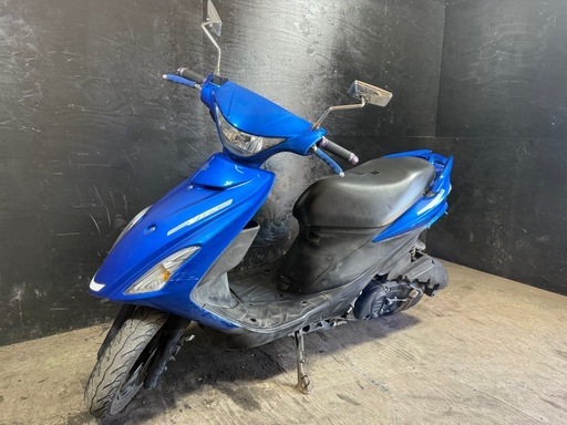 ★支払総額8.8万円★定休日なし！いつでも現車確認可能です！ スズキ アドレスV125SS 青 CF4MA 人気のV125！ SS！ リアスポイラー！ LEDヘッドライト！