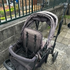 【アミティエF ネビオ Nebio】二人乗りベビーカー　2人のり乗りの画像