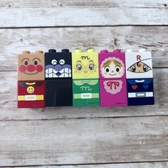 アンパンマン はじめてのブロックバケツL バンダイ 赤ブロック1つ欠品の画像