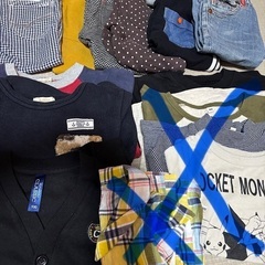 100cm 男の子 冬服セットの画像