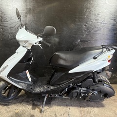★支払総額9.5万円★関東圏内即日配送可能！全車走行テスト済み！　スズキ アドレスV125S 白 CF4MA 人気のV125！ Sタイプ！ フロントディスクブレーキ！ サイスタ付き！の画像