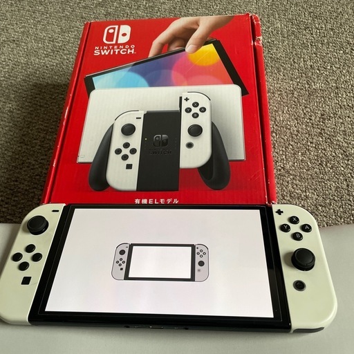 [コメント多数です‼︎早い者勝ち]   Nintendo Switch 有機ELモデルの本体です。 数回使用しましたが、目立った傷や汚