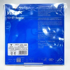 【未使用】ビクタス VICTAS VJ＞07 Regular レギュラー VJ07  スティフ スピード 裏ソフト 卓球ラバー ブラック MAXの画像