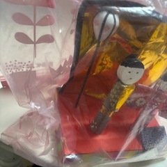 工作で作った雛人形？の画像