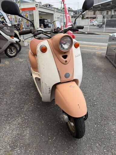 実働　VINO　ビーノ　５AU　２スト　オレンジ　シート張替え済み　セル１発　福岡　原付　バイク