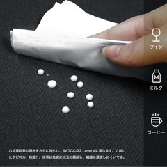 新品未使用　円形テーブルクロス 撥水加工 北欧 無地 直径178㎝ ブラックグレーの画像