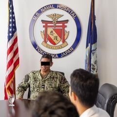 非売品 Yokosuka Naval Hospital 横須賀米海軍病院 壁掛けの画像