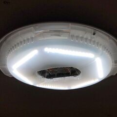 IRIS OHYAMA シーリングライト 6～8畳用 LED照明器具 調光・節電機能 アイリスオーヤマ天井照明　リモコン付き　清掃/点灯確認済みの画像