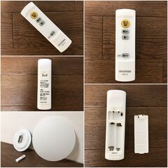 IRIS OHYAMA シーリングライト 6～8畳用 LED照明器具 調光・節電機能 アイリスオーヤマ天井照明　リモコン付き　清掃/点灯確認済みの画像