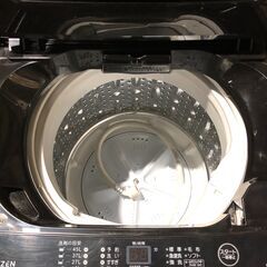 MAXEN/マクシゼン 全自動電気洗濯機 DJW50P01BK 5kg 2024年製 ブラック 動作確認済 25k菊NSの画像