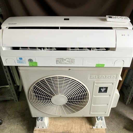 取付込、保証付、シャープ2022年2.2KW6畳用