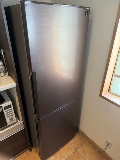 【SHARP 271L 冷蔵庫】プラズマクラスター 冷蔵庫 SJ-PD27C-T 20000円／12月上旬引渡し可