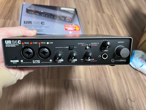 オーディオインターフェイス Steinberg  UR24C　  