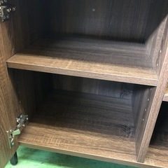 【ドリーム川西店御来店限定】☆ジモティー見たよ♪割引☆  キャビネットテレビ台  クリーニング済み 【99560000034261】の画像
