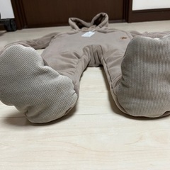 【petit main】クマ耳ジャンプスーツ80の画像