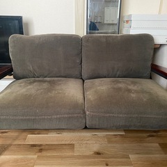 Basquiat corduroy 2人掛けコーデュロイソファ の画像