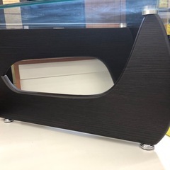 【ドリーム川西店御来店限定】☆ジモティー見たよ♪割引☆  ガラステーブル  クリーニング済み 【99560000034827】の画像