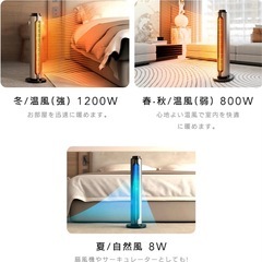 セラミックファンヒーター YND-60Bの画像