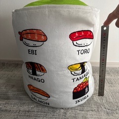 寿司屋 湯飲み BIGぬいぐるみの画像