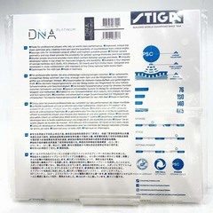 【未使用】スティガ 卓球裏ソフトラバー DNA プラチナ M レッド MAX STIGA 卓球ラバーの画像