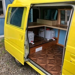 キッチンカー　内装新品　2槽シンク　80Lタンクの画像
