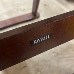 カトージ　木製ワイドハイチェア の画像