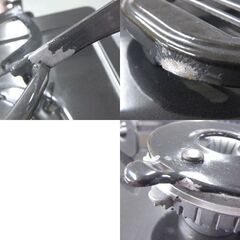 ② 都市ガステーブル 幅59cm パロマ ガスコンロ 右強火 IC-N86B-R 2017年製☆ 札幌市 北区 屯田 の画像