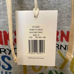 【未使用】BANKS バンクス SUBNY FLEECE プルオーバー パーカー S グレー AFL0229 メンズの画像