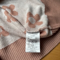 PetitBerry花柄 セーター ピンク　Mサイズの画像