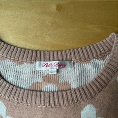 PetitBerry花柄 セーター ピンク　Mサイズの画像