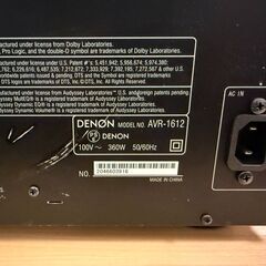 ☆Denon AVR-1612 AVレシーバー　アンプ　オーディオ　映画　ラジオ　他とまとめて大歓迎です！！！の画像