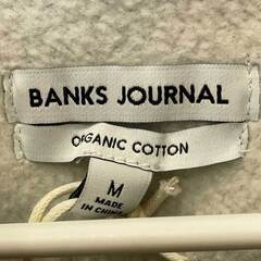 【未使用】BANKS バンクス SUBNY FLEECE プルオーバー パーカー M グレー AFL0229 メンズの画像