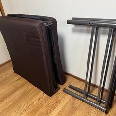 ニトリのソファパイプベッドの画像