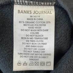 【未使用】BANKS バンクス WILOW FLEECE トレーナー ロゴ プリント S ブラック AFL0238 メンズの画像