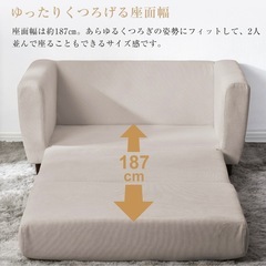 2人掛けソファ(ソファベッド)
の画像