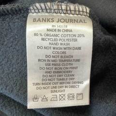 【未使用】BANKS バンクス WILOW FLEECE トレーナー ロゴ プリント M ブラック AFL0238 メンズの画像