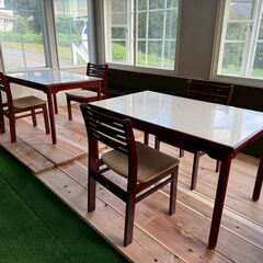 【高品質カリモク製】ダイニングテーブルセットの画像