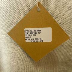 【未使用】Almond Surfboards & Design アーモンド サーフボード デザイン SURFING ZIP ジップ スウェット パーカー S グレー ZH1902W ユニセックスの画像