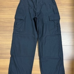 ユニクロカーゴパンツM3本セットレディースの画像