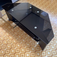 【美品】ガラステーブルの画像