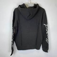 【未使用】Almond Surfboards & Design アーモンド サーフボード デザイン SCRIPT SLEEVE スウェット プルオーバー パーカー S ブラック HD1906W ユニセックスの画像