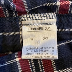 Lyric チェック柄ネルシャツ Mの画像